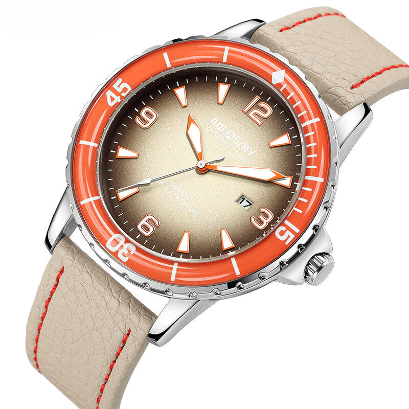 Axel | Leather Strap Casual Watch