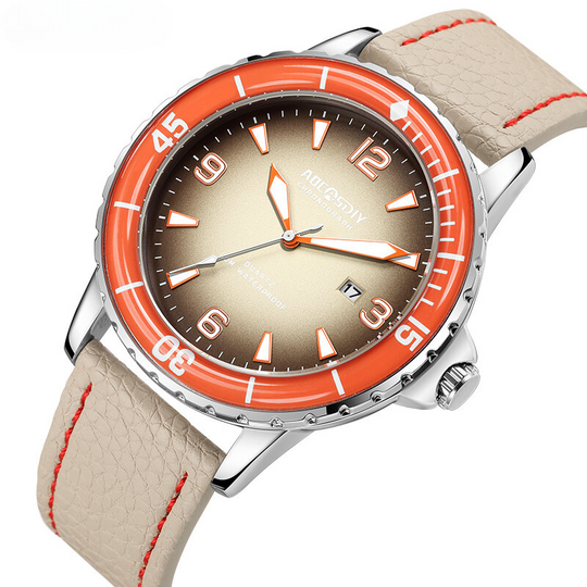 Axel | Leather Strap Casual Watch