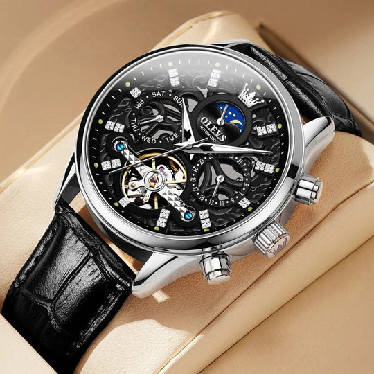 Gabriel | Mechanical Automatic Watch with Leather Band