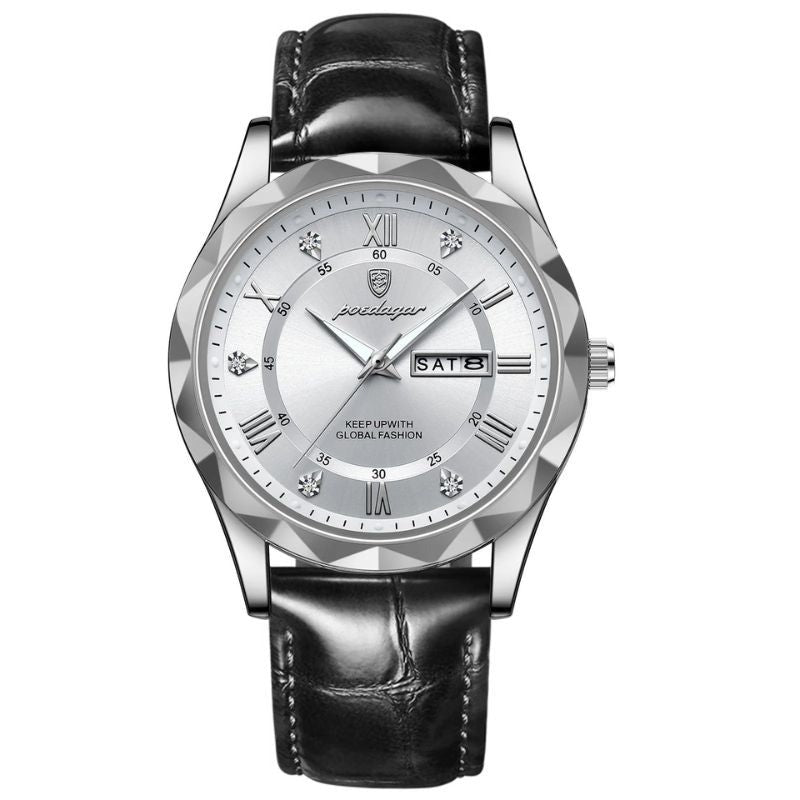 John | Luxury Leather Band Quartz Watch