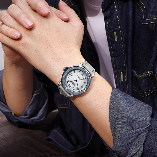 Axel | Leather Strap Casual Watch