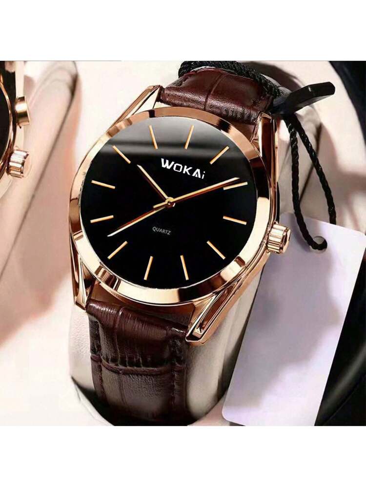 Logan | Rose Gold Casual Quartz Watch