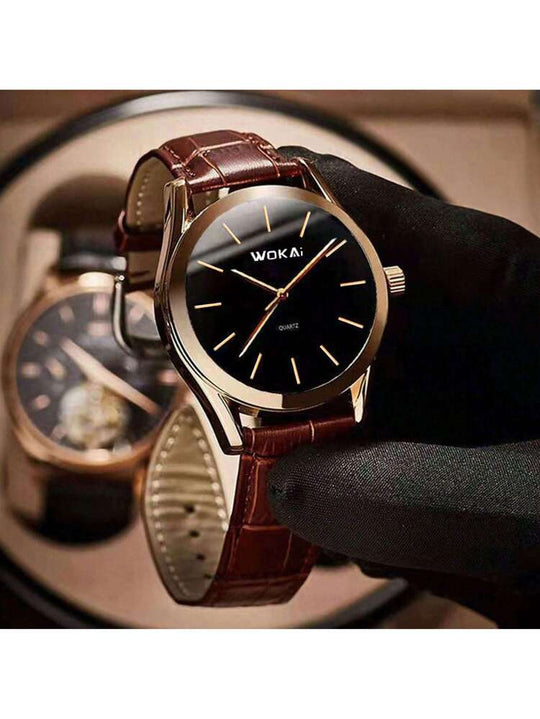 Logan | Rose Gold Casual Quartz Watch