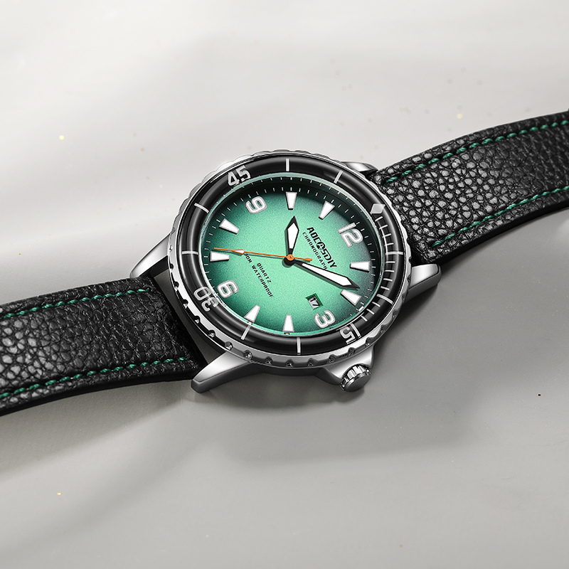 Axel | Leather Strap Casual Watch