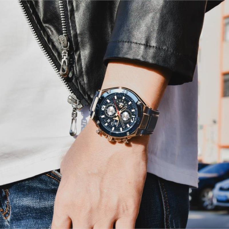 Beau | Quartz Multifunction Sport Chronograph Watch