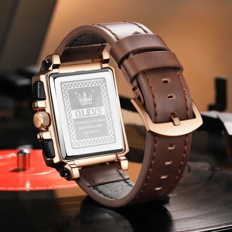 Thomas | Fashion Square Dial Chronograph Watch