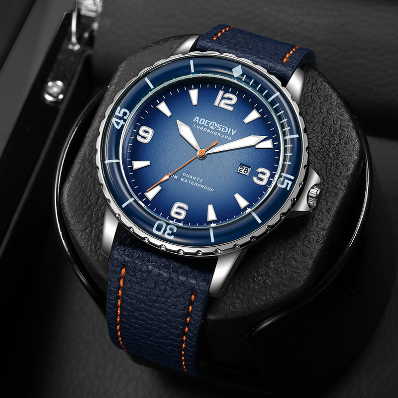 Axel | Leather Strap Casual Watch