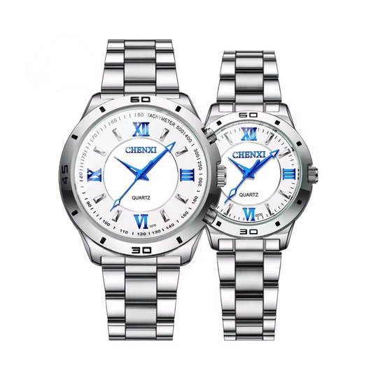 Jason | Refined Stainless Minimalist Couple Watch