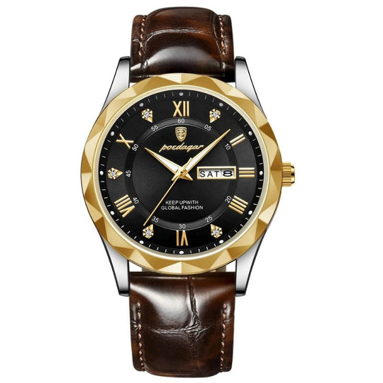 John | Luxury Leather Band Quartz Watch