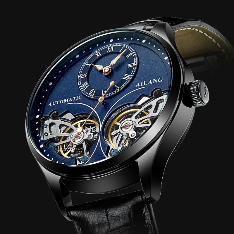 Nathan | Double Tourbillon Luminous Mechanical Watch