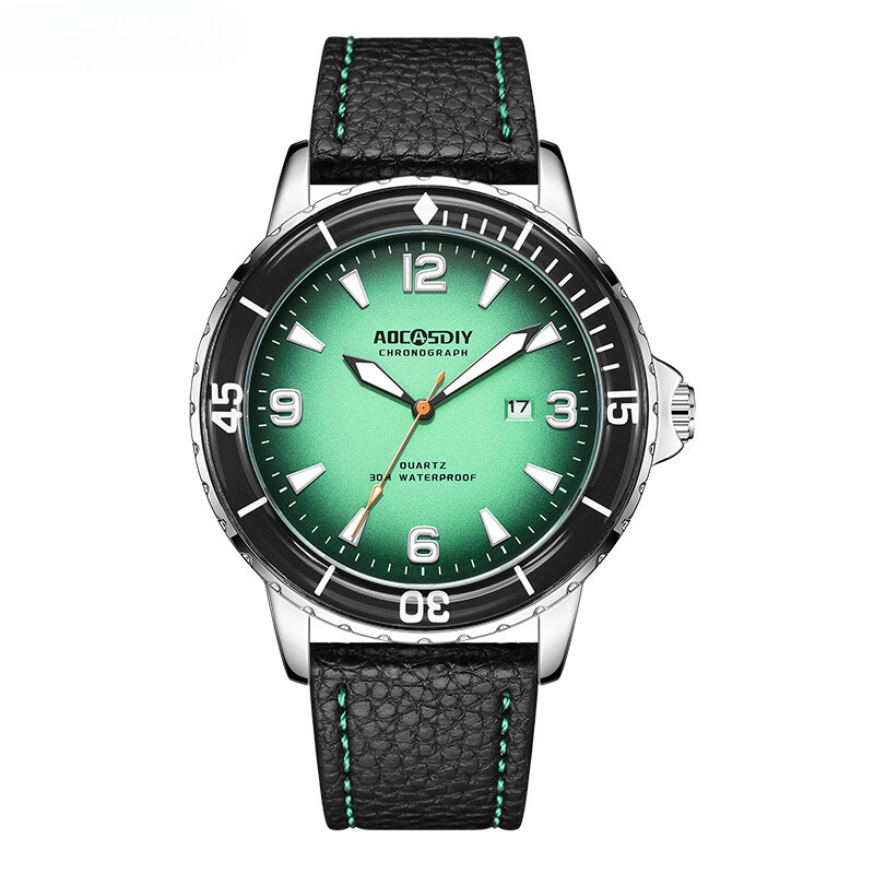 Axel | Leather Strap Casual Watch