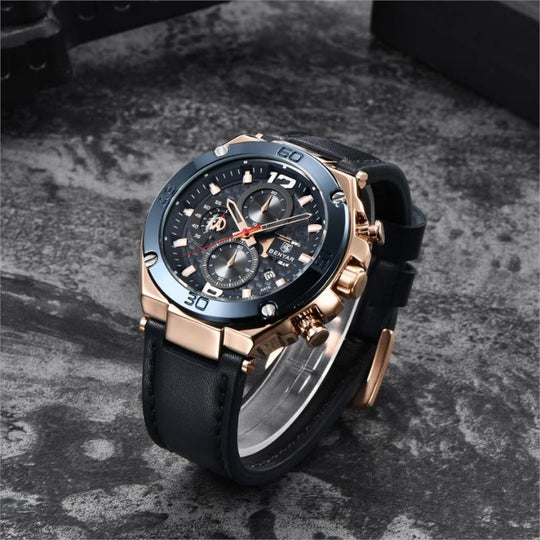 Beau | Quartz Multifunction Sport Chronograph Watch