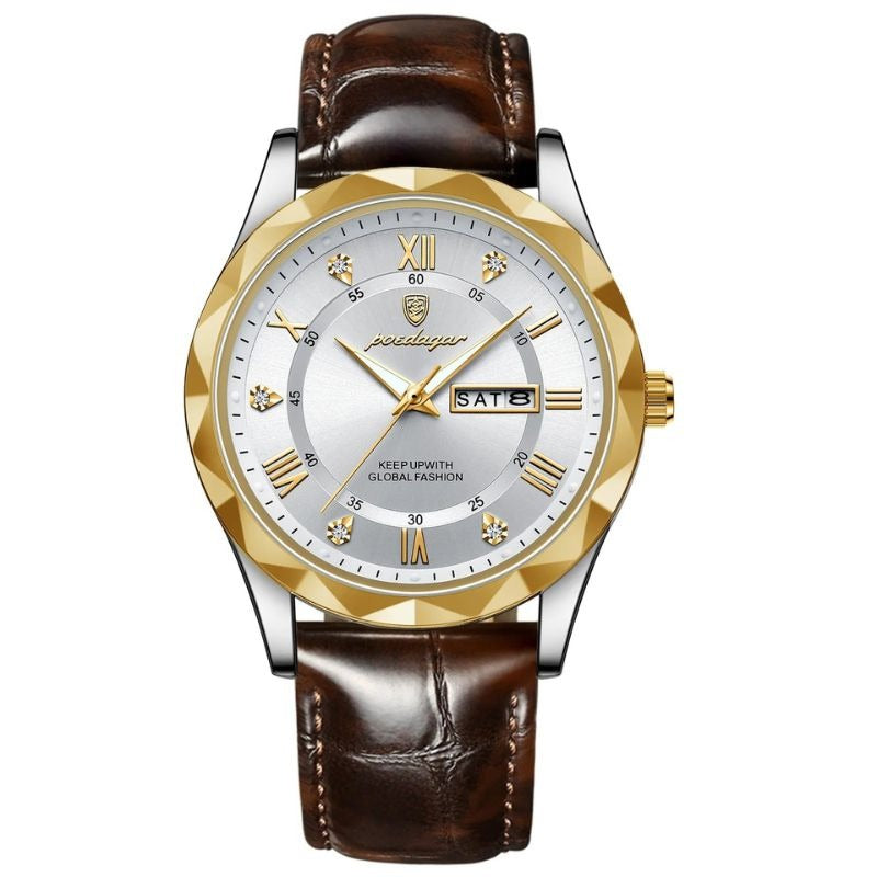 John | Luxury Leather Band Quartz Watch