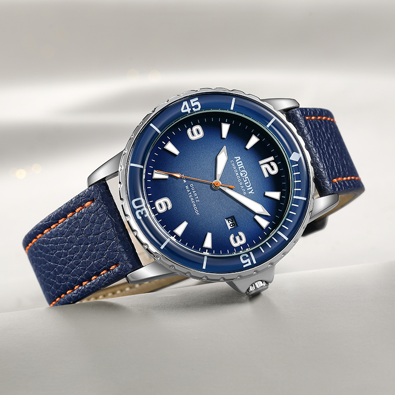 Axel | Leather Strap Casual Watch