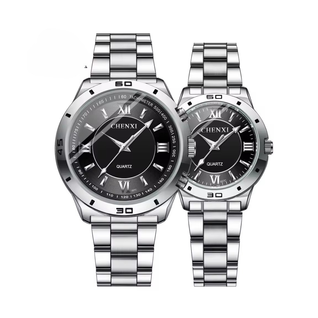 Jason | Refined Stainless Minimalist Couple Watch