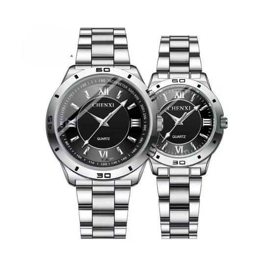 Jason | Refined Stainless Minimalist Couple Watch