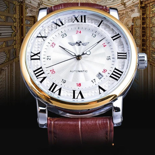 Jackson | Fashion Luxury Leather Full Automatic Watch