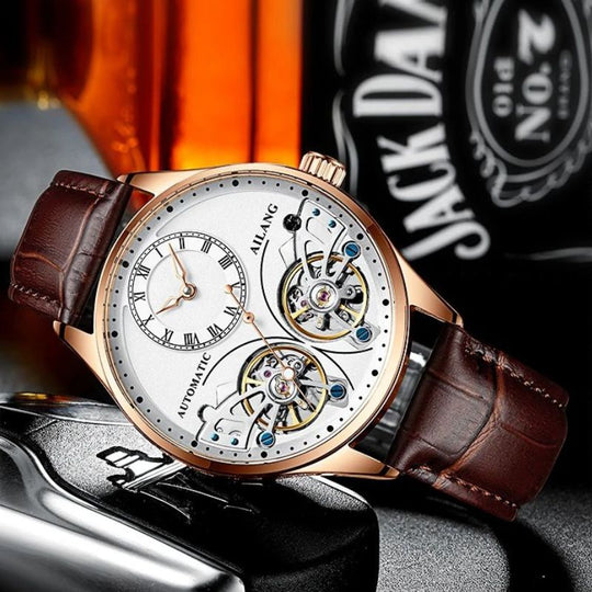 Nathan | Double Tourbillon Luminous Mechanical Watch