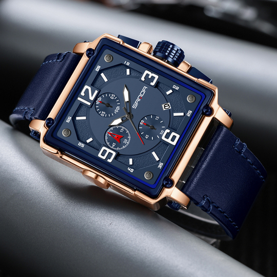 Harrison | Men’s Leather Quartz Tactical Watch