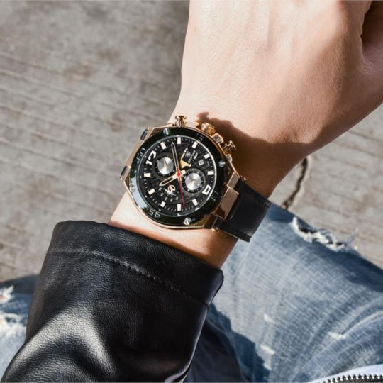 Beau | Quartz Multifunction Sport Chronograph Watch
