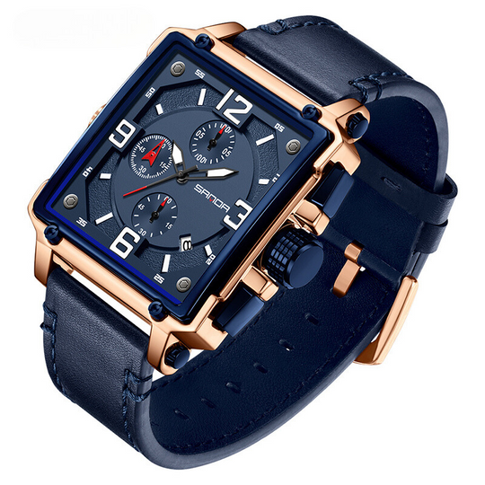 Harrison | Men’s Leather Quartz Tactical Watch