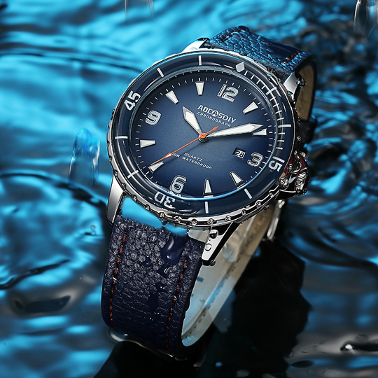 Axel | Leather Strap Casual Watch