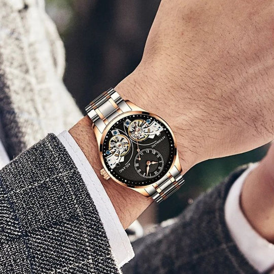 Nathan | Double Tourbillon Luminous Mechanical Watch