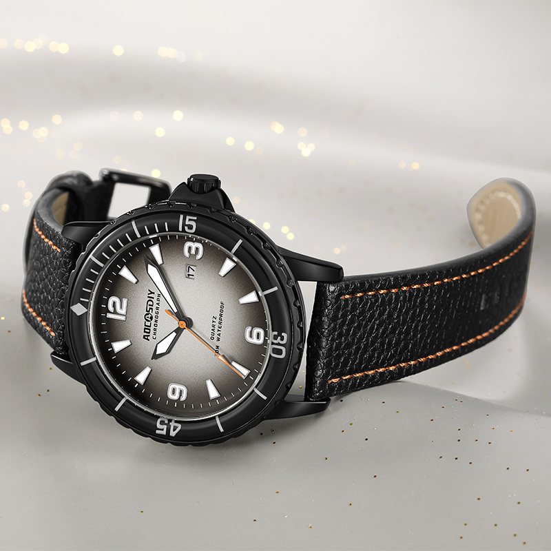 Axel | Leather Strap Casual Watch