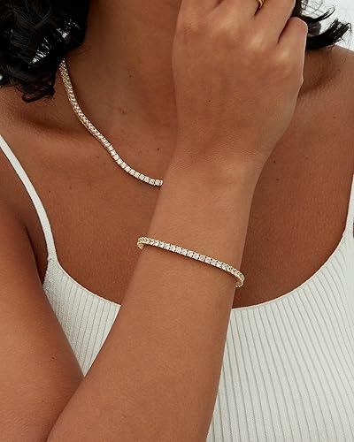 Moissanite-Armband | Gold