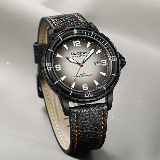 Axel | Leather Strap Casual Watch