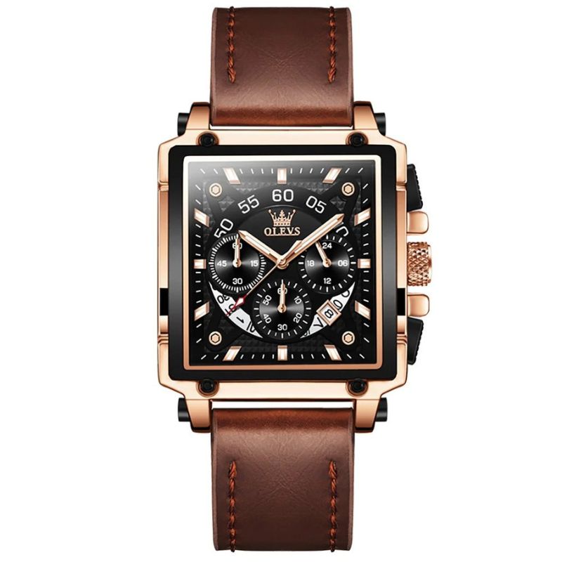 Thomas | Fashion Square Dial Chronograph Watch