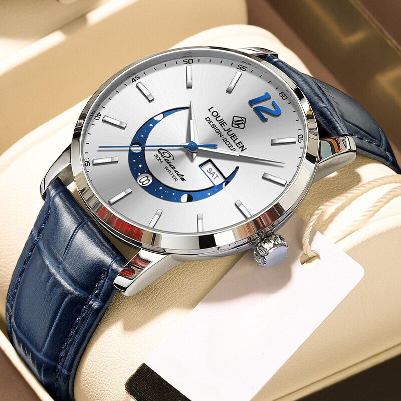 Waylon | Elegant Luminous Moonphase Watch