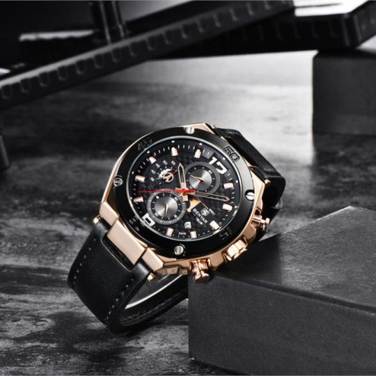 Beau | Quartz Multifunction Sport Chronograph Watch