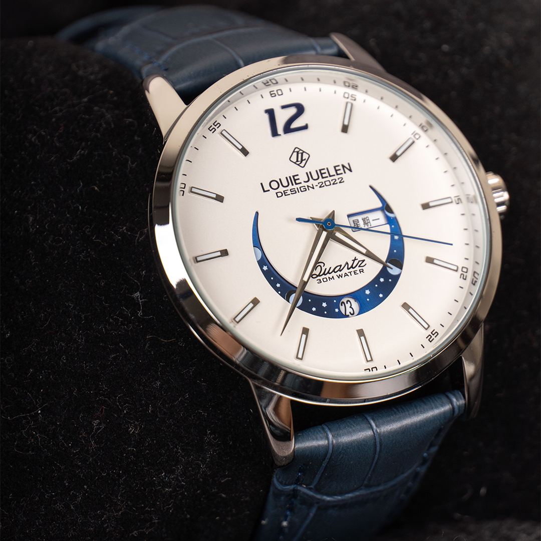 Waylon | Elegant Luminous Moonphase Watch