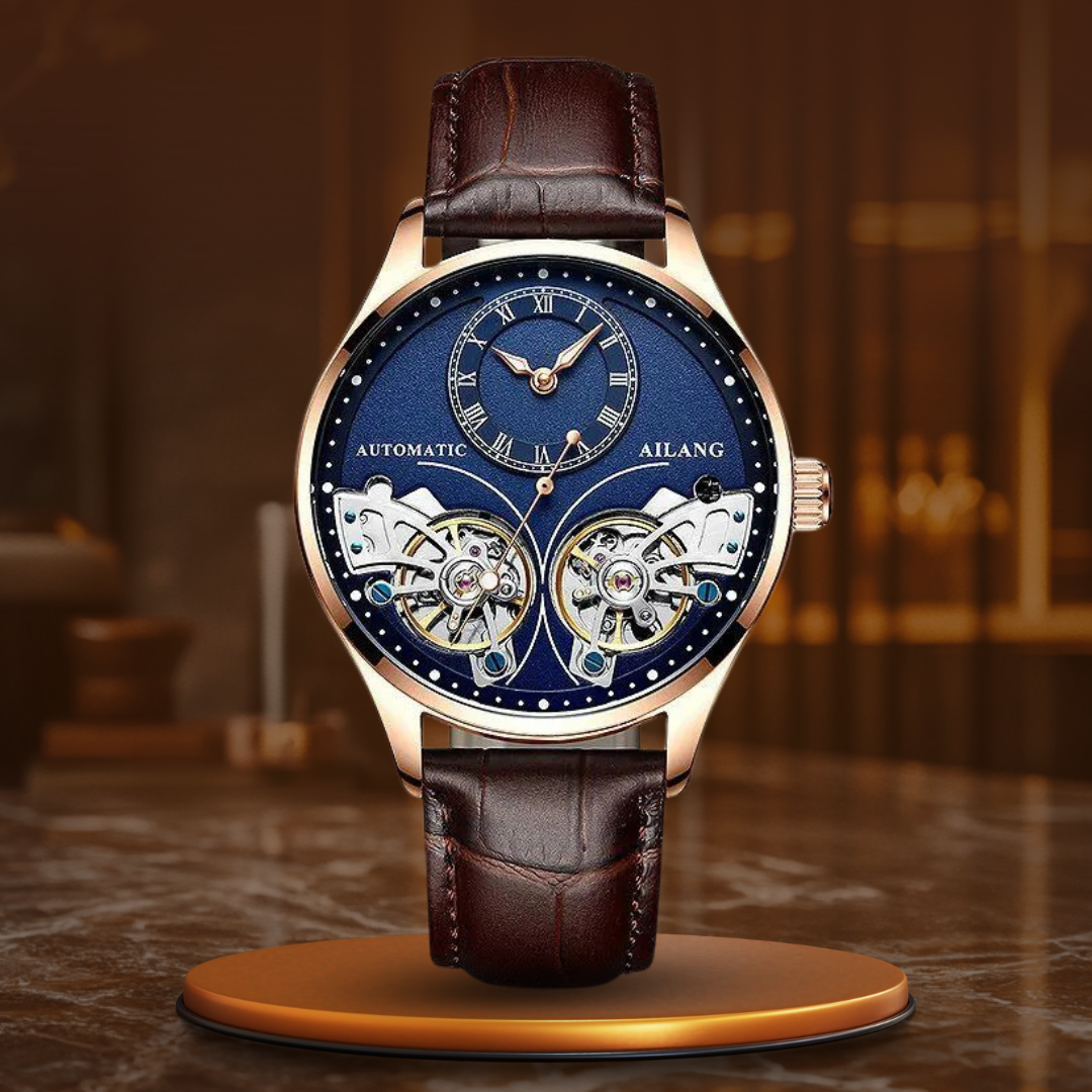 Nathan | Double Tourbillon Luminous Mechanical Watch