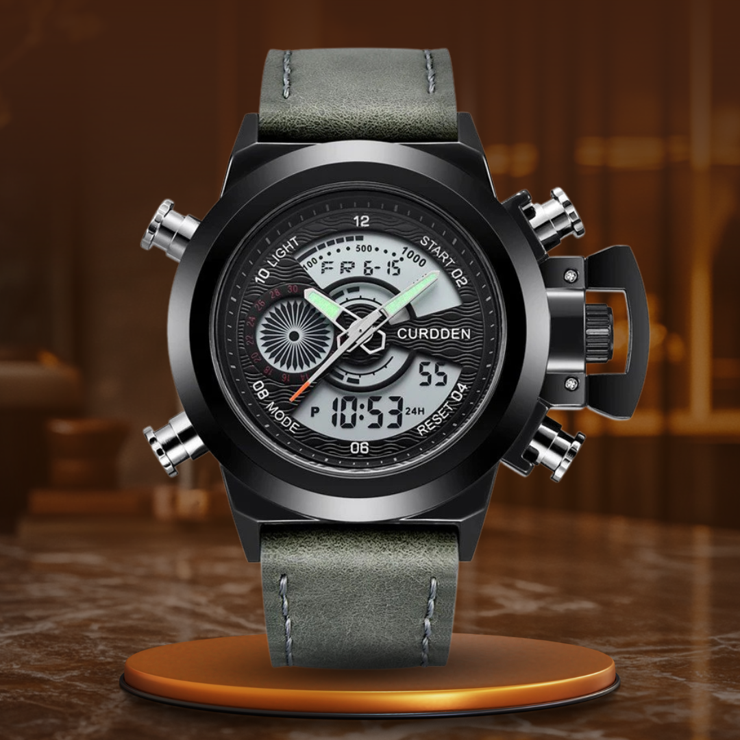 Emmett | Dual Time Fashion Chronograph Watch