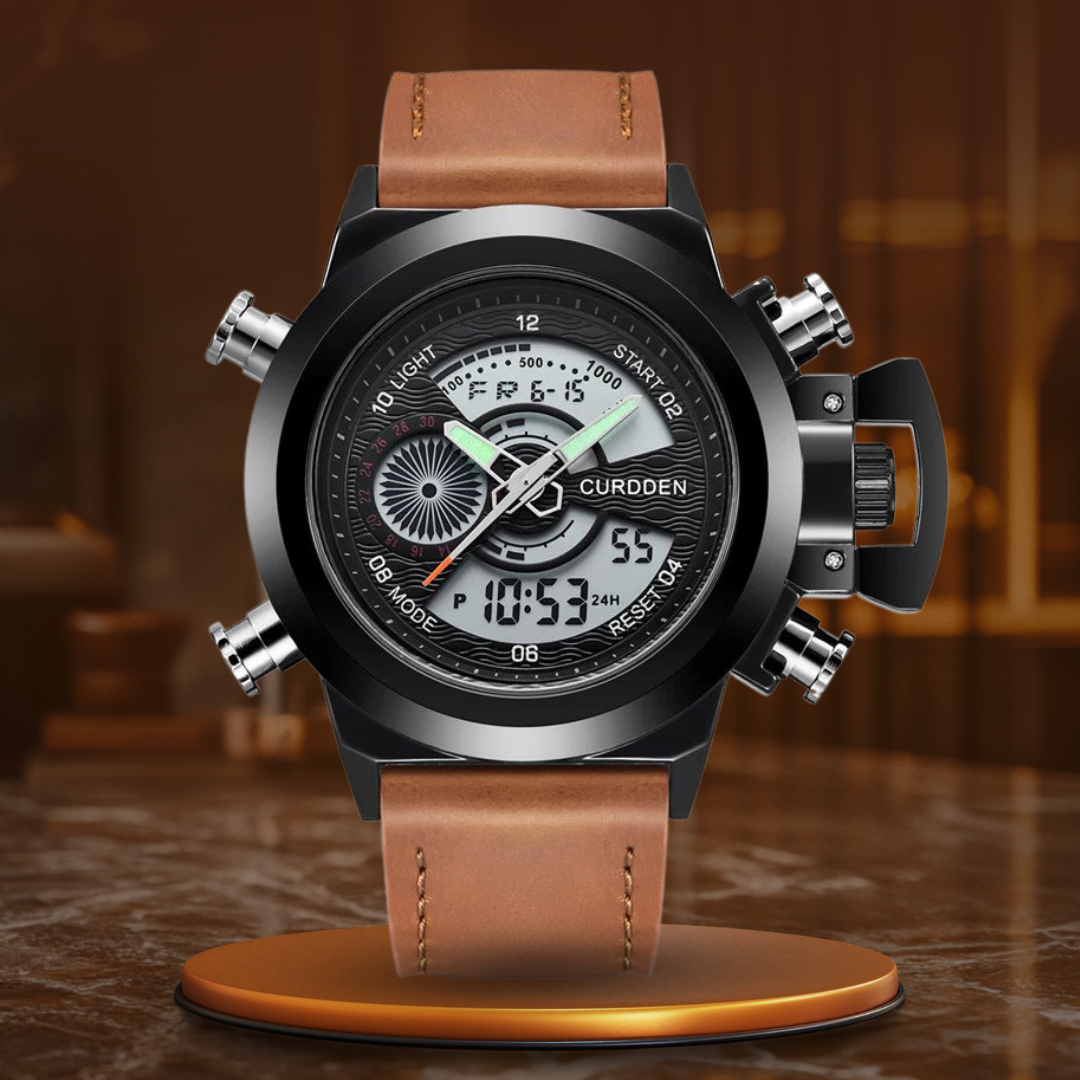 Emmett | Dual Time Fashion Chronograph Watch