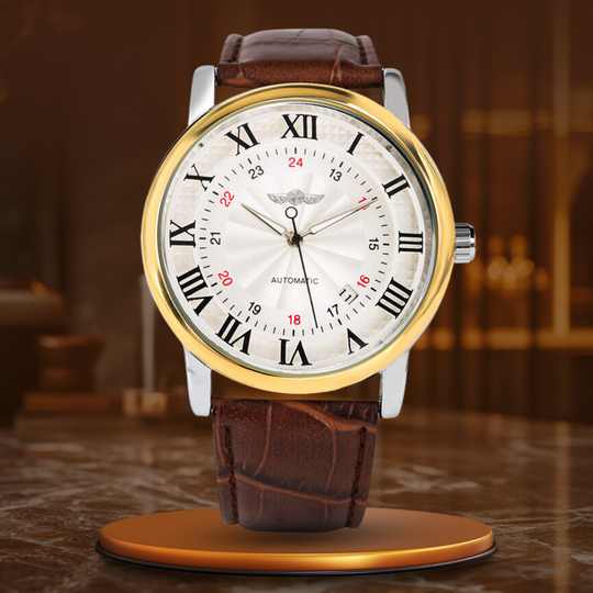 Jackson | Fashion Luxury Leather Full Automatic Watch