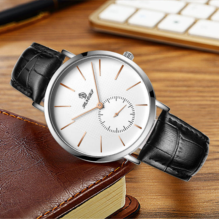 Zion | Minimalist Quartz Leather Strap Couple Watch