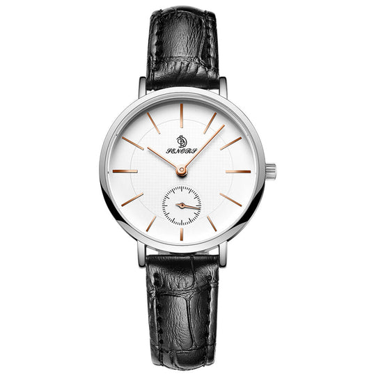 Zion | Minimalist Quartz Leather Strap Couple Watch