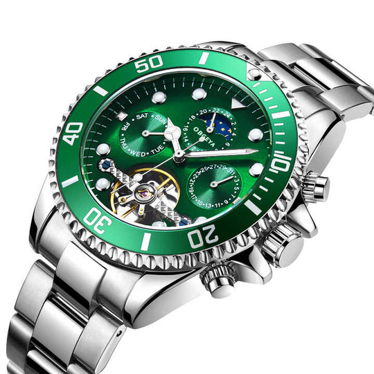 Jude | Stainless Automatic Tourbillon Wristwatch