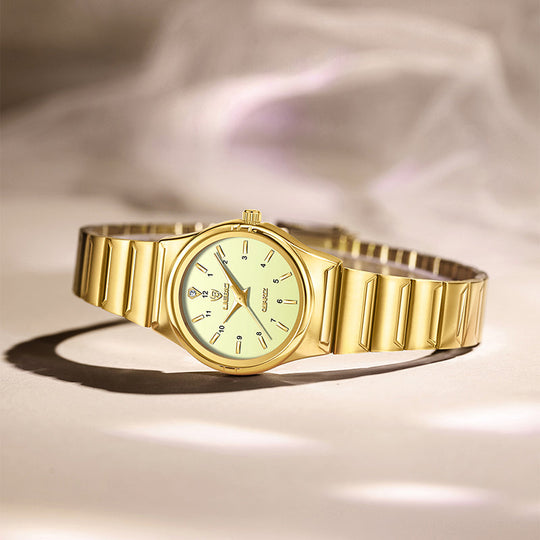 Malachi | Classy Silver Toned Couple Wristwatch