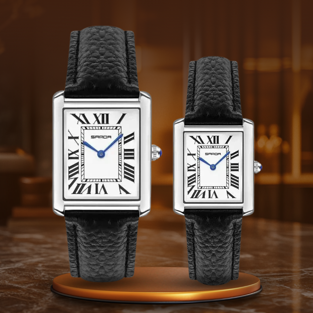 Matthew | Stylish Square Dial Watches for Couples