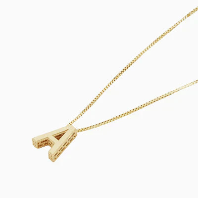Liebesbrief-Initialen-Halskette | Gold
