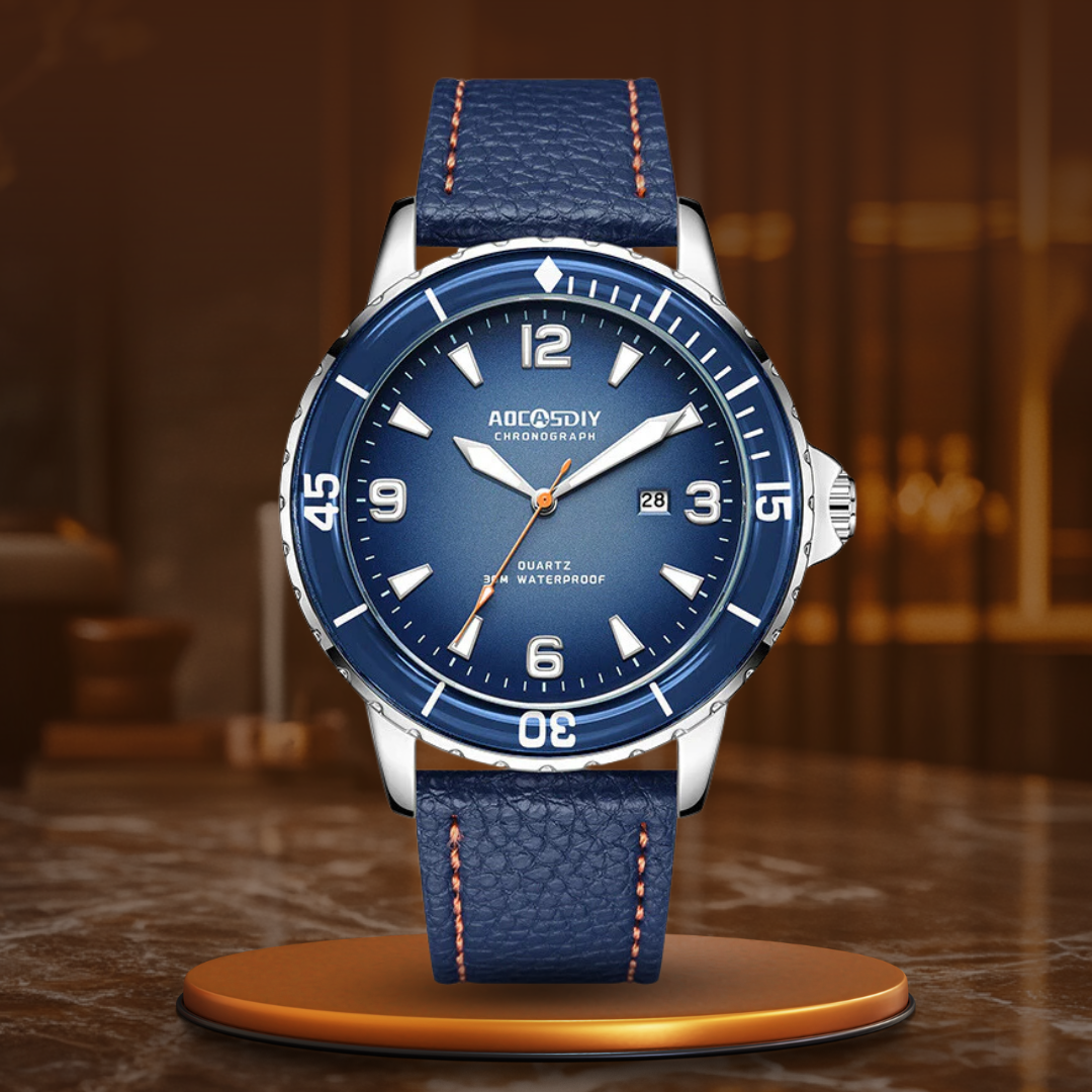 Axel | Leather Strap Casual Watch