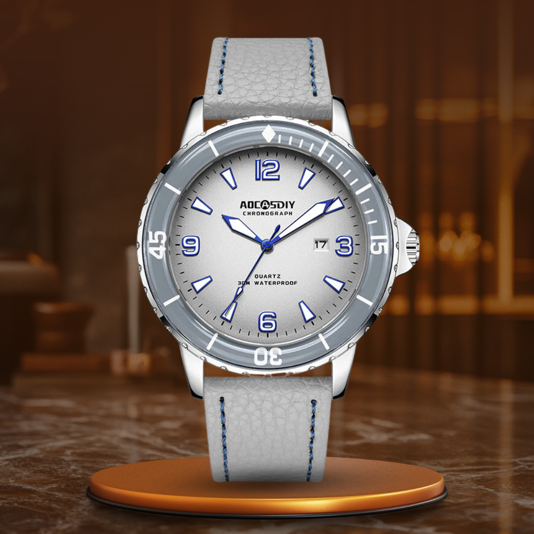 Axel | Leather Strap Casual Watch