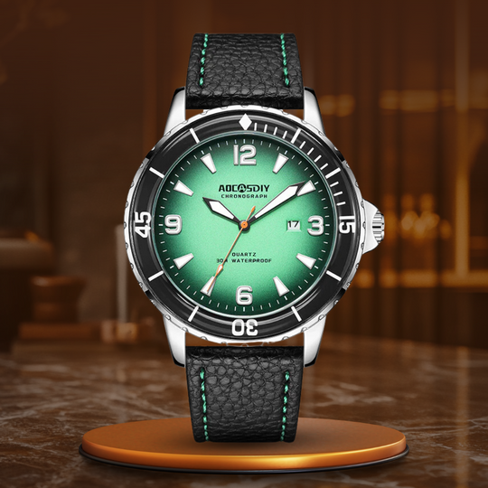 Axel | Leather Strap Casual Watch