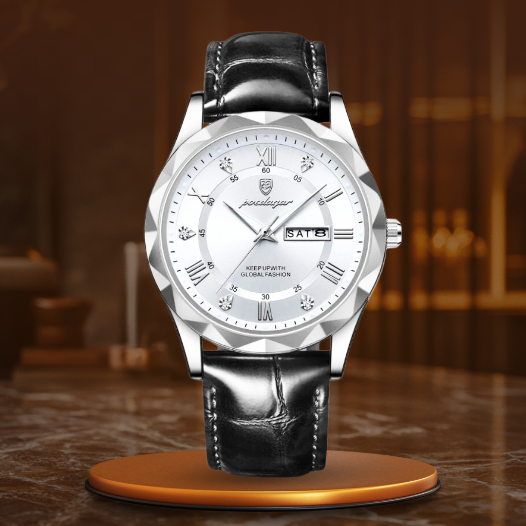 John | Luxury Leather Band Quartz Watch