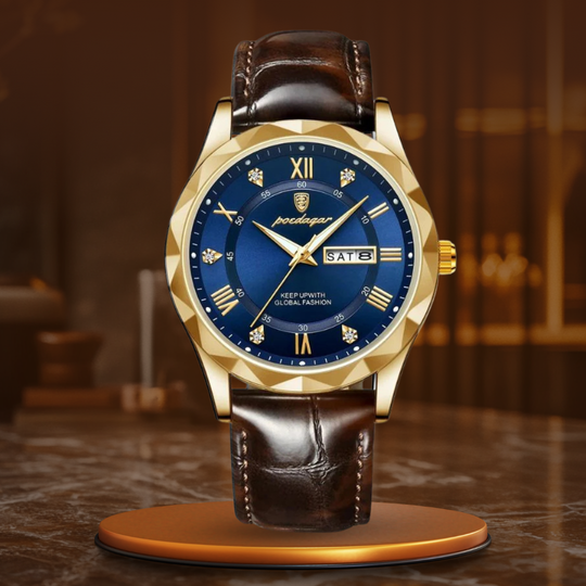John | Luxury Leather Band Quartz Watch