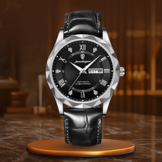 John | Luxury Leather Band Quartz Watch